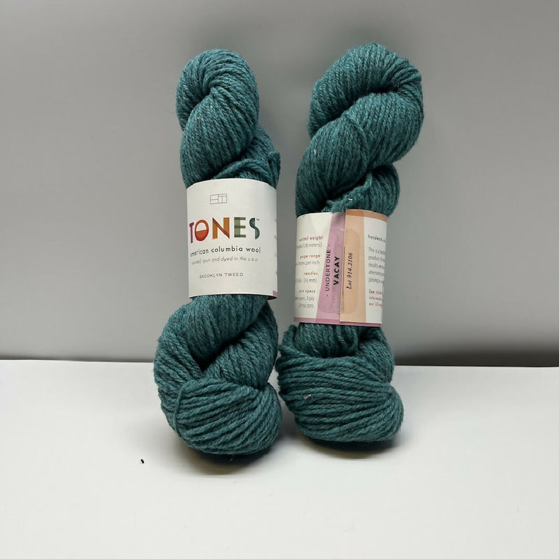 Tones American Columbia Wool Worsted - 2 Skeins