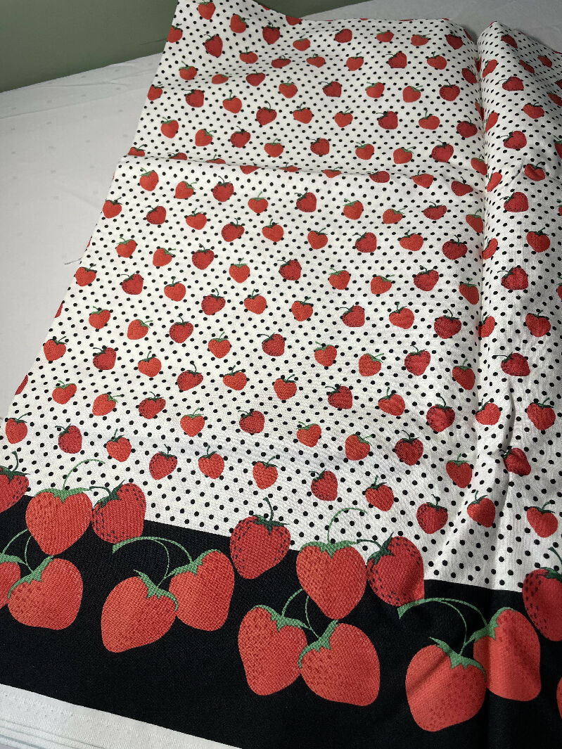 Strawberry fabric