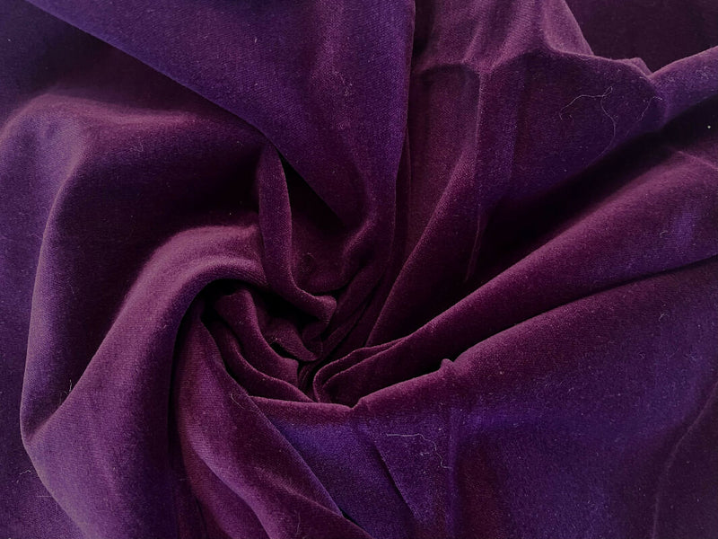 Purple Plum Velveteen 1.5 yards