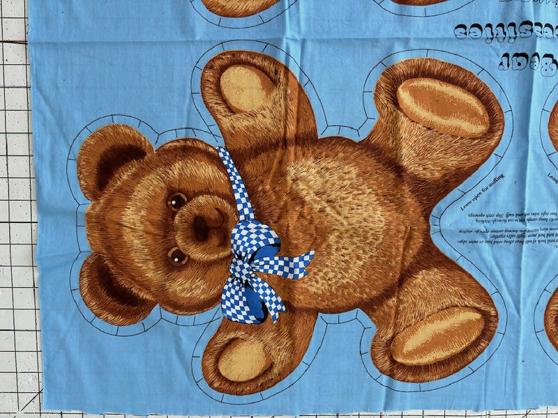 Teddy Bear printed panel