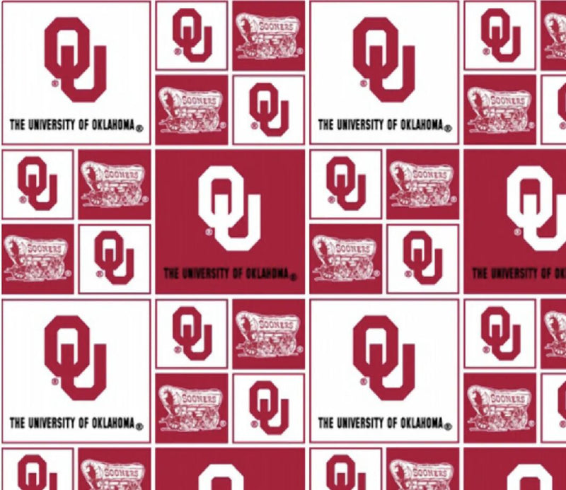 University of Oklahoma Sooner Cotton Fabric