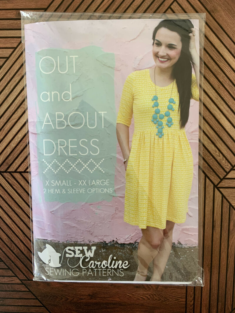 SEW CAROLINE “Out and About Dress” Size XS-XXL Uncut/FF