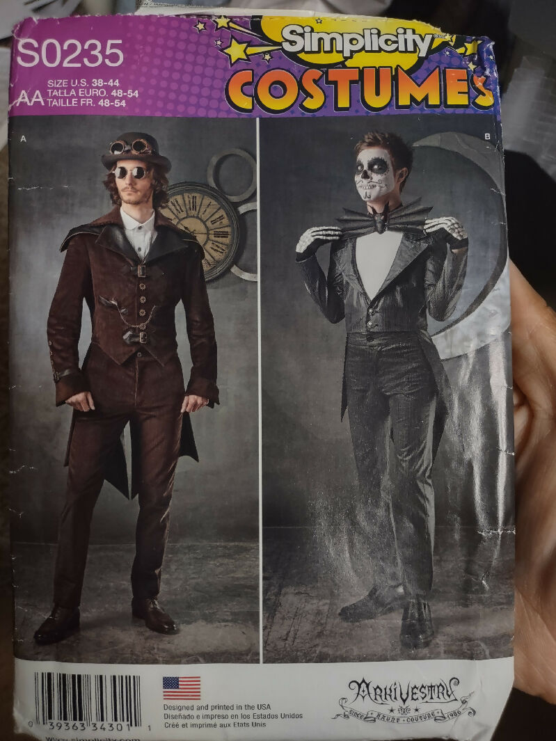 Simplicity costume pattern S0235