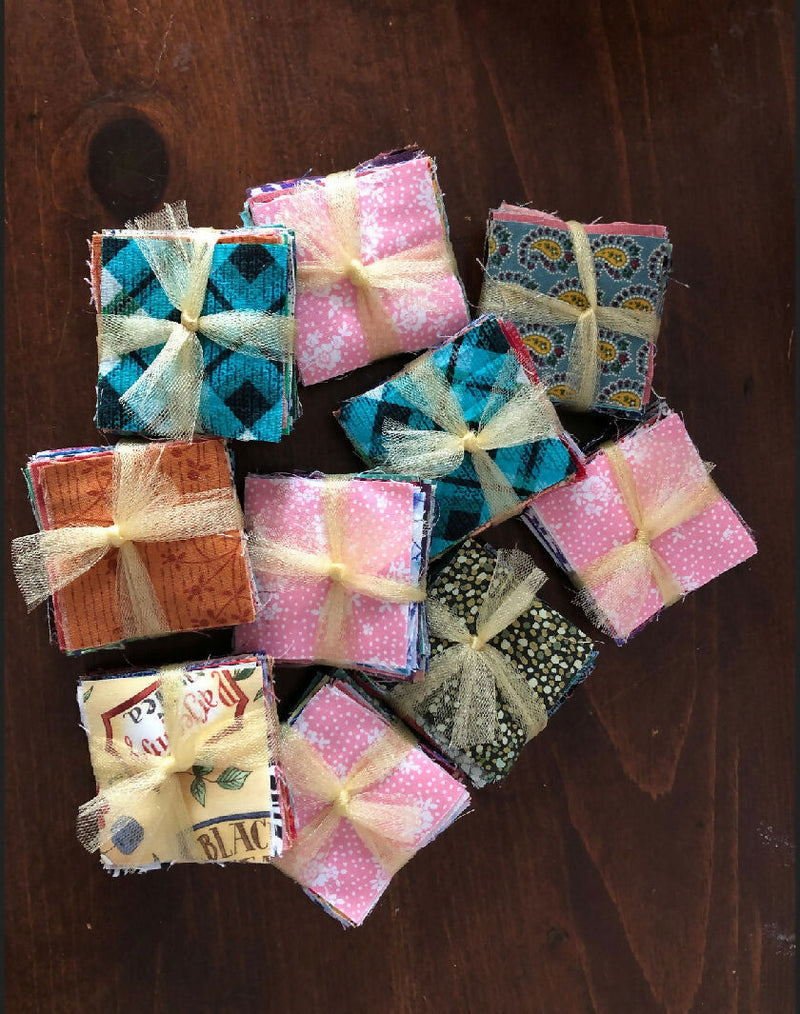 2.5" Pre-cut Cotton Fabric Square Bundles