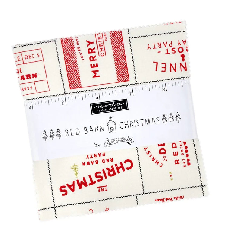 Red Barn Christmas by Sweetwater Charm Pack