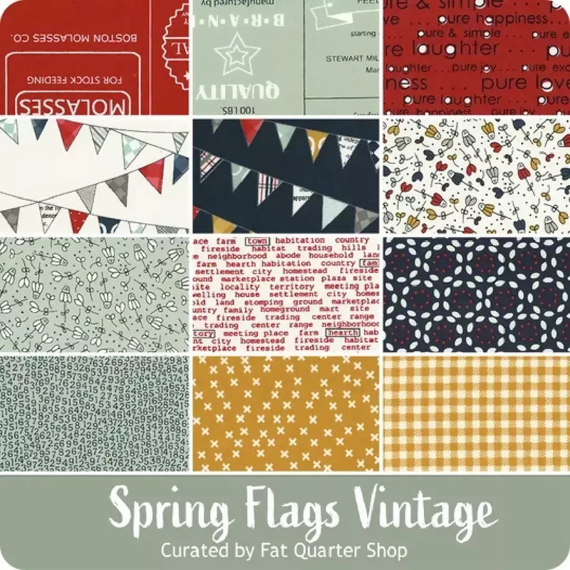 Spring Flags Vintage Fat Eighth Bundle