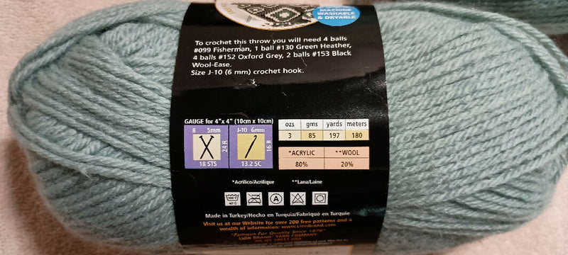 Lion Brand Wool-Ease Lot of 4