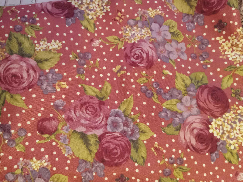 Sweet Caroline Rose by Ro Gregg for Northcott Studio - 3 yard Piece