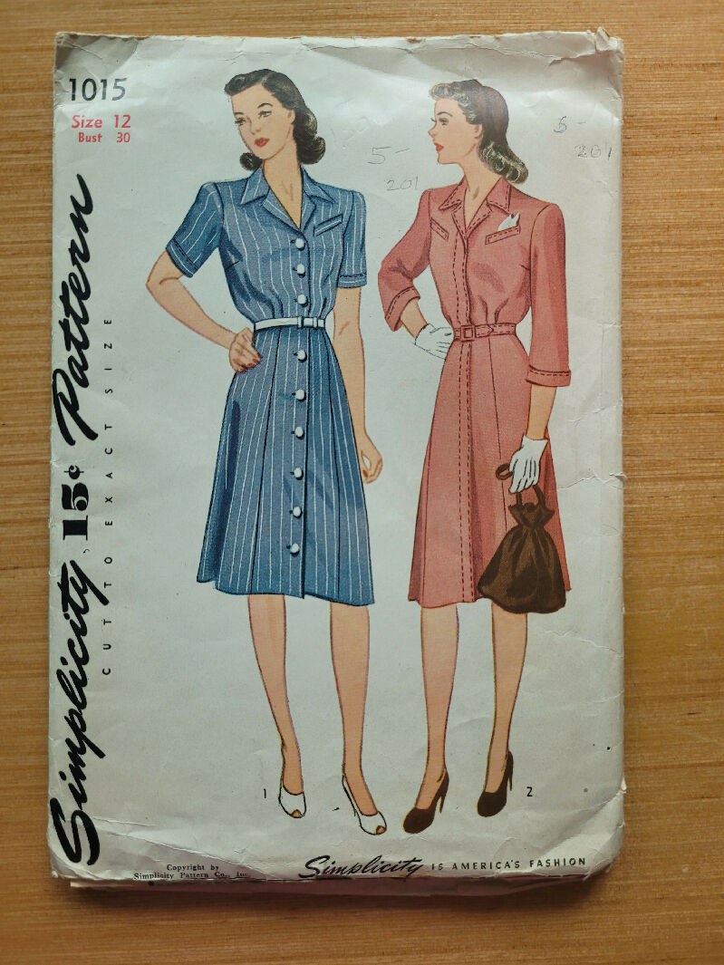 Vintage sewing pattern