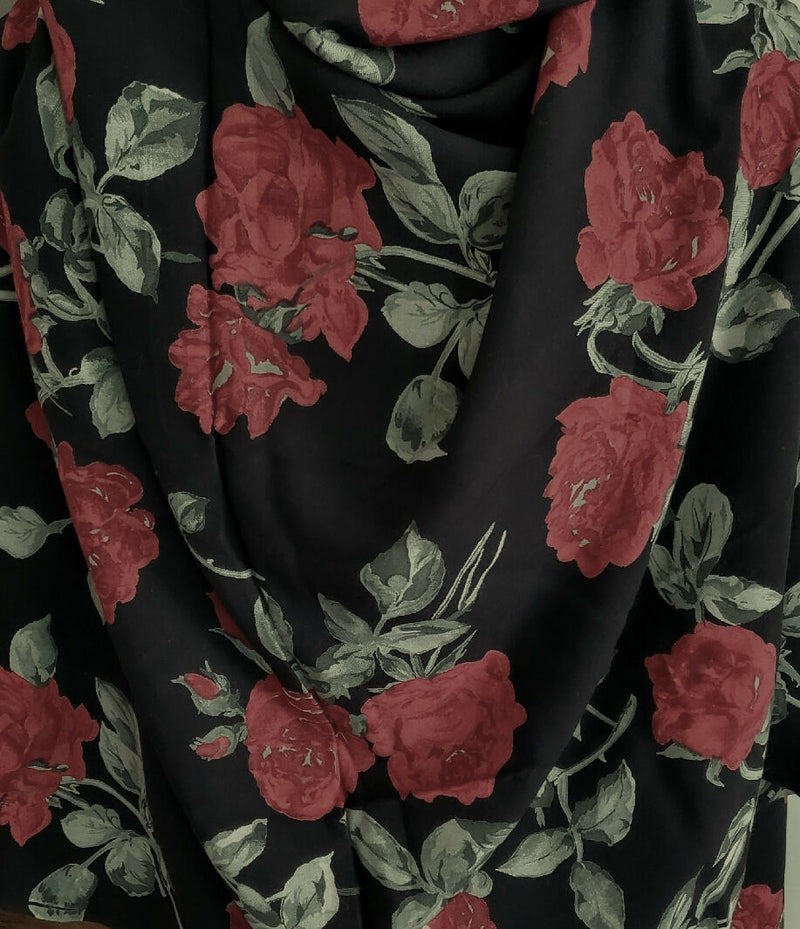 Rayon Floral Fabric