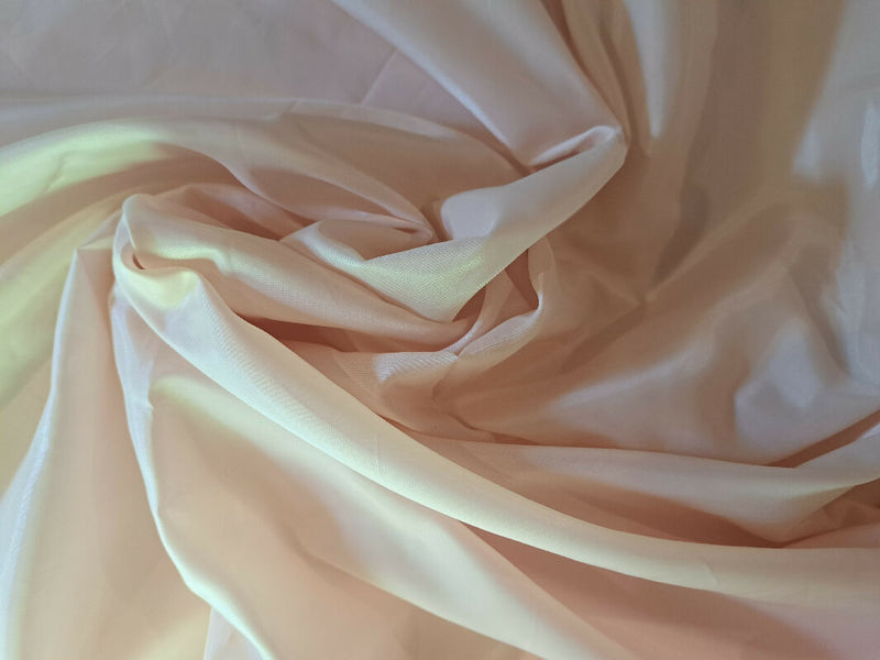 Light Peach/Cream polyester lining fabric - 3 yards