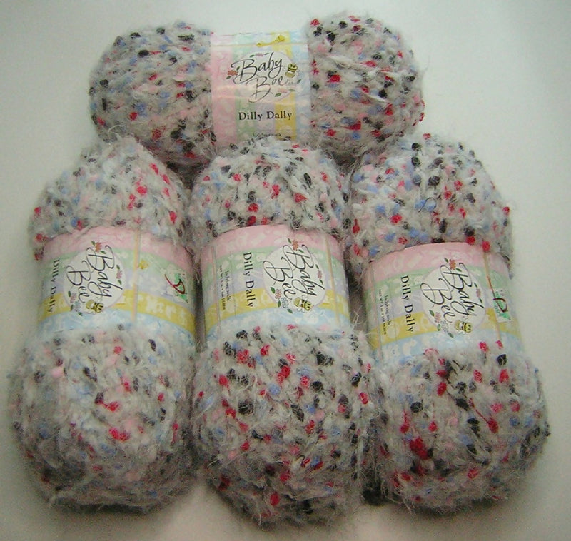 Baby Bee Dilly Dally Yarn - Bulky - Ladybug Walk - 4 skein lot