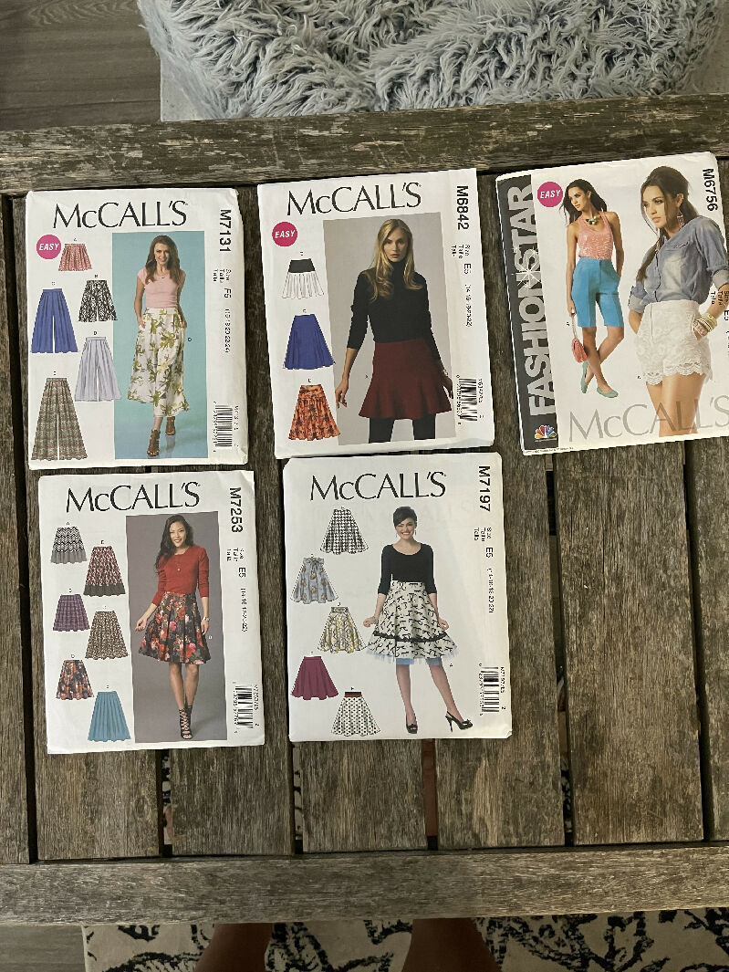 Copy of Lot of McCalls Pants Sewing Patterns