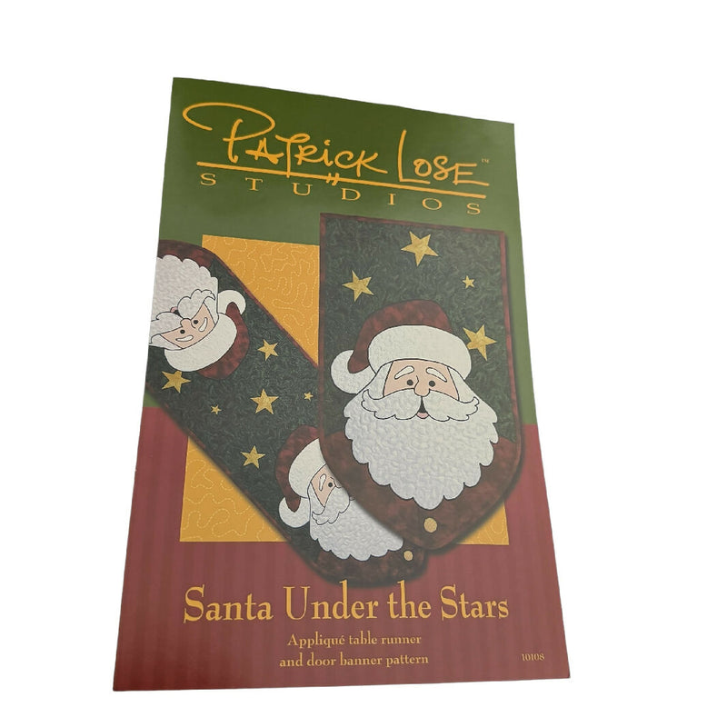 Santa Under the Stars Applique Table Runner Door Banner Patrick Lose Studios