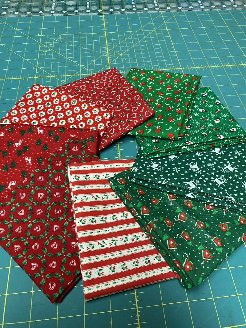 Cotton Christmas Fat Quarters