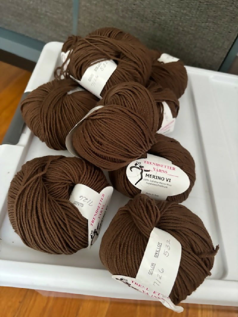 Trendsetter merino VI (DK weight) matched dye lot