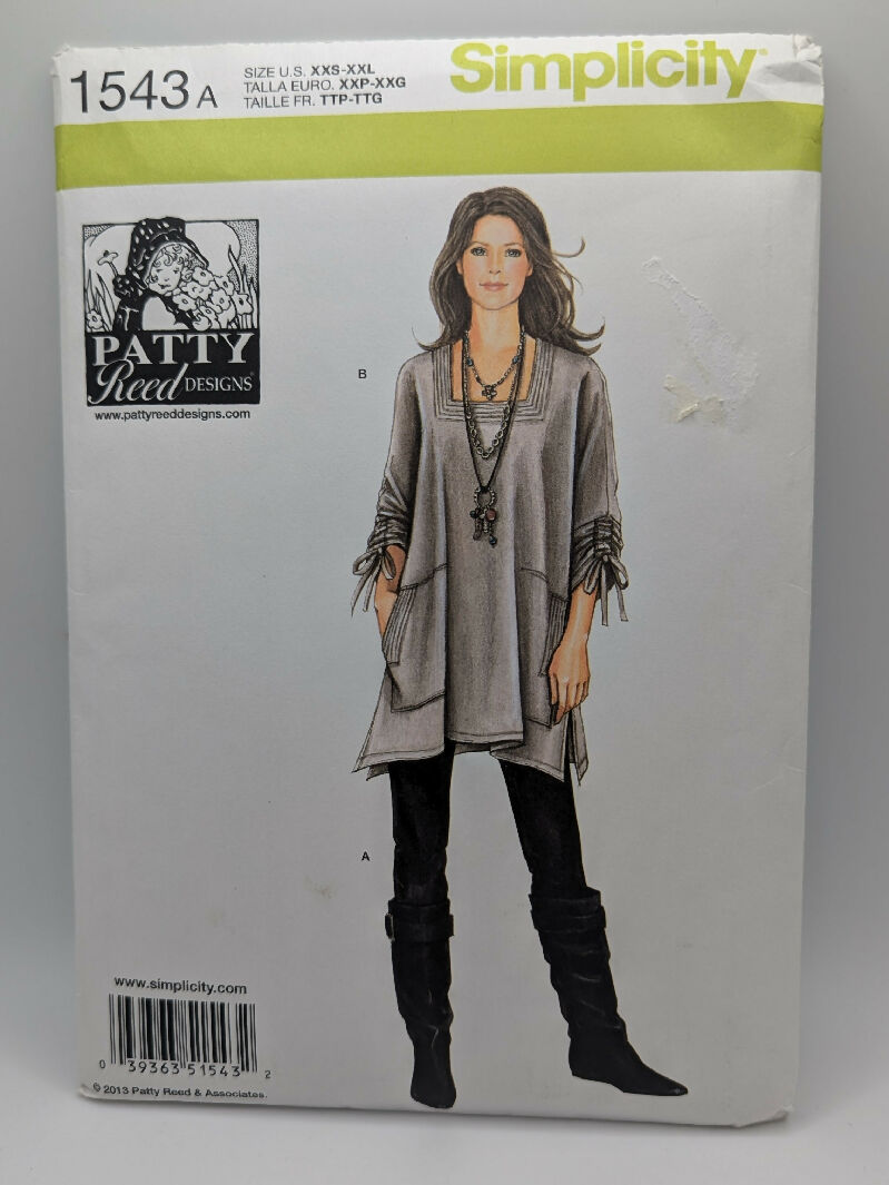 Simplicity 1543 Patty Reed Designs Misses&