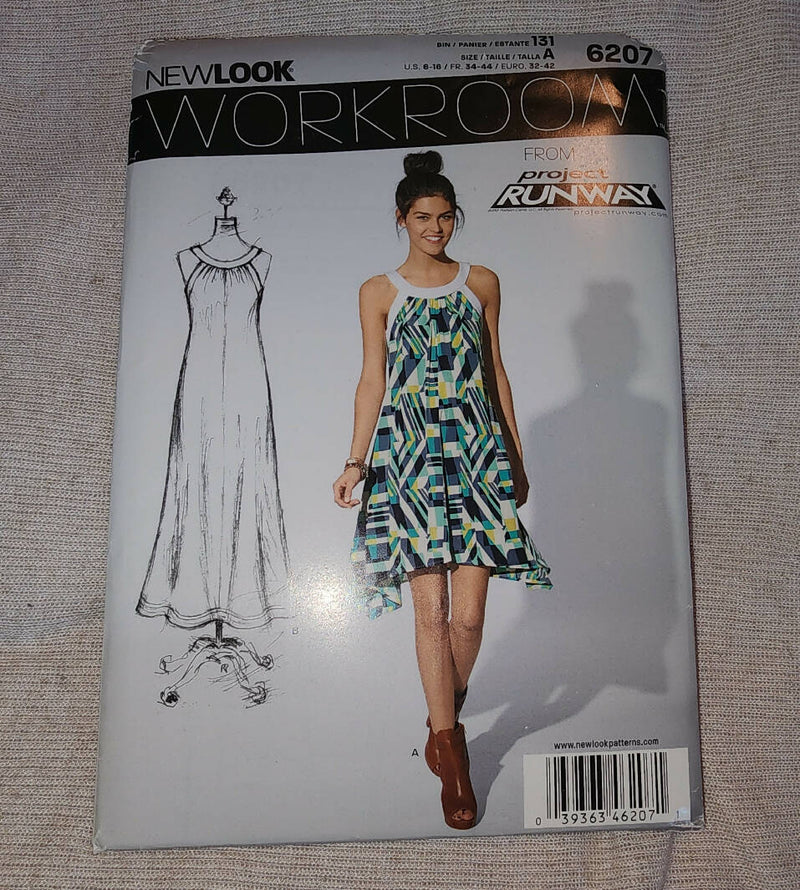 New Look 6207 - Misses Dress, UC/FF, SZ 6-16