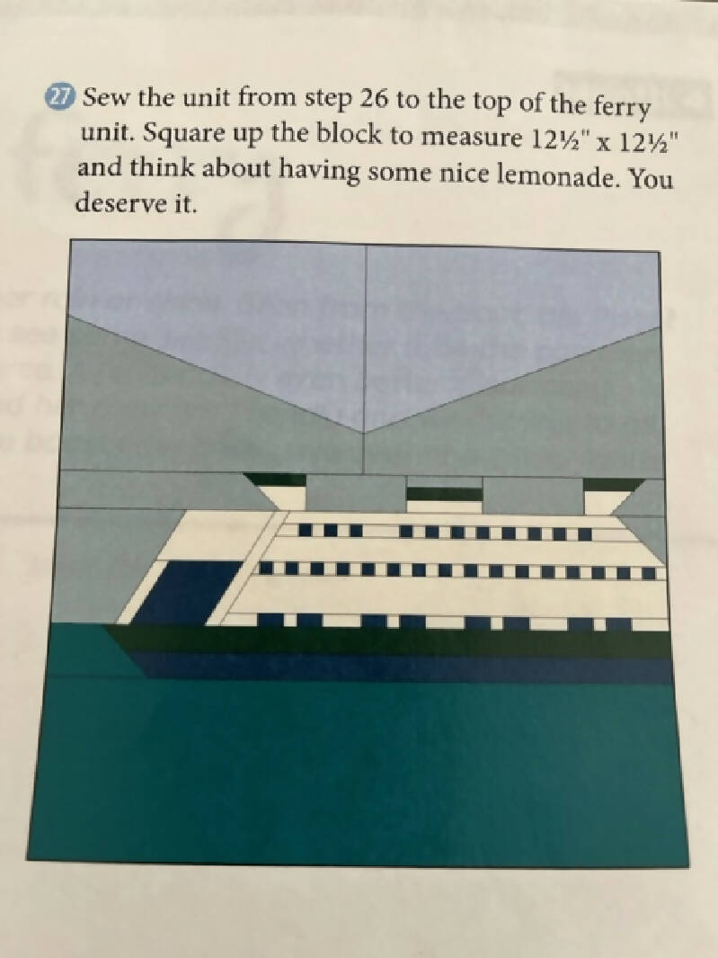 Quilt Block "Bremerton Ferry"