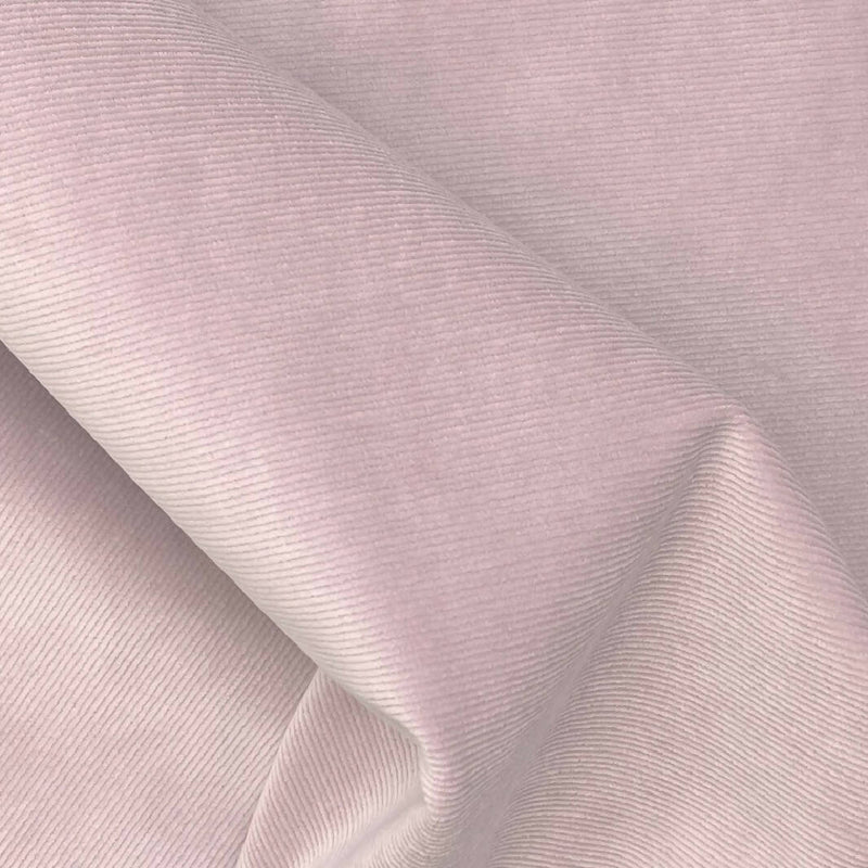 Dusty Pink Fine Wale Stretch Cotton/Spandex Corduroy - 2.5 Yds