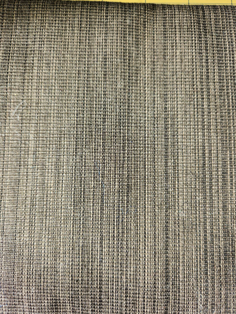 Brown and Black Striped Upholstery Fabric