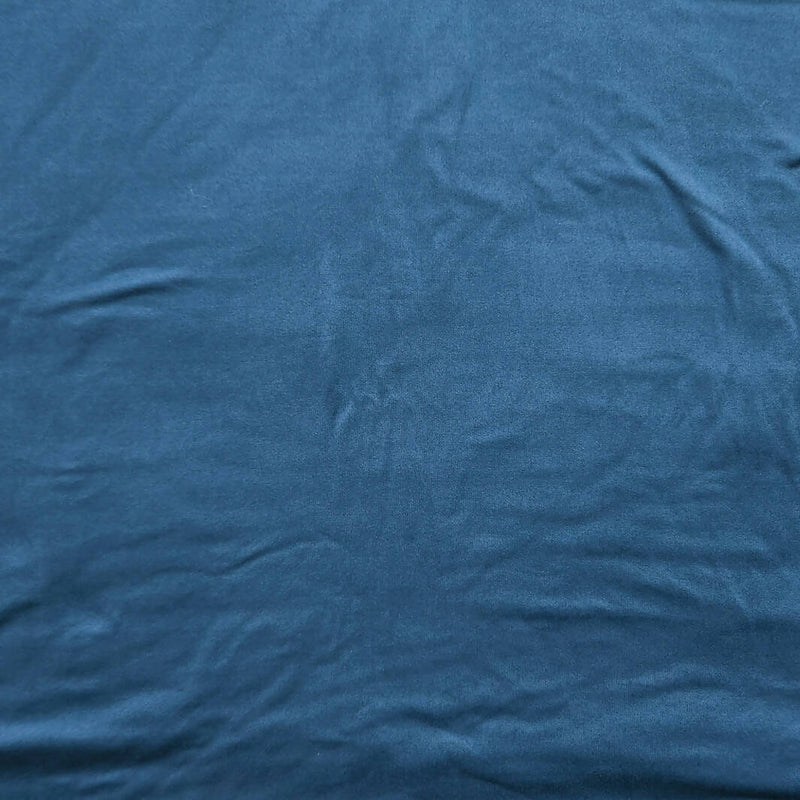 Peacock Blue / Dark Turquoise - Double Brushed Poly - 2 yards