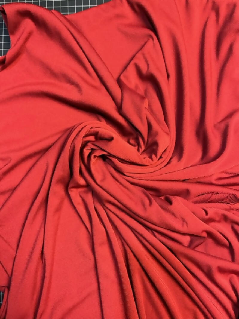 Cranberry ITY Jersey Knit Fabric - 2 ½ Yds