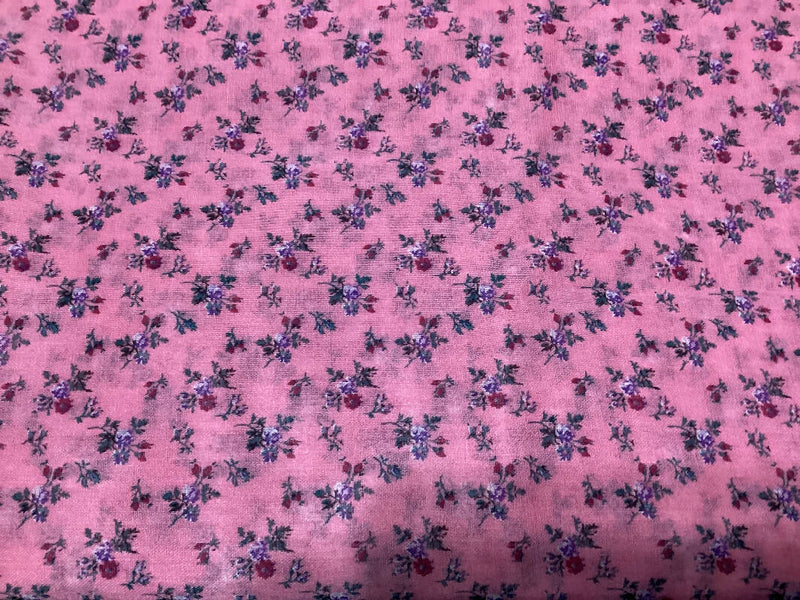 3.14 yds by 45” floral voile