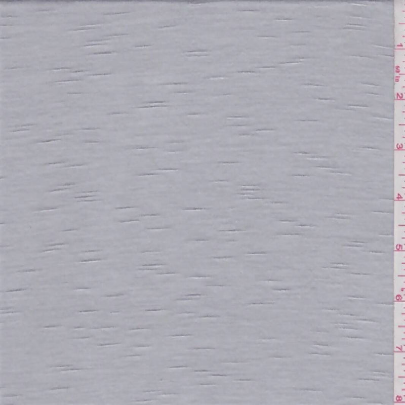 NEW Rayon silver grey gray slubbed jersey knit - sold by HALF YARD