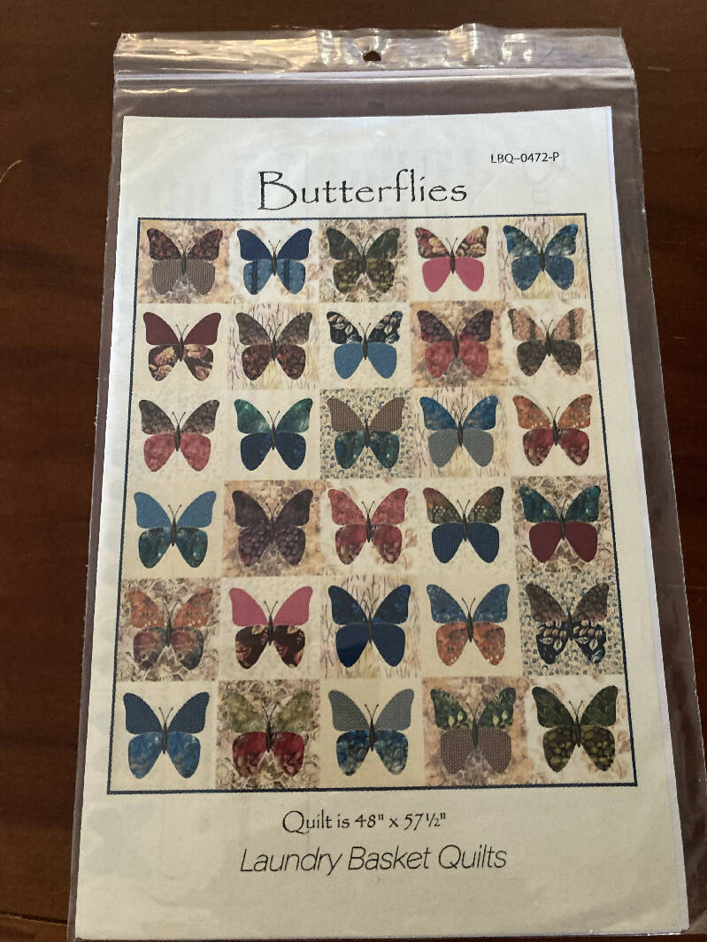 Butterflies Laundry Basket Quilts