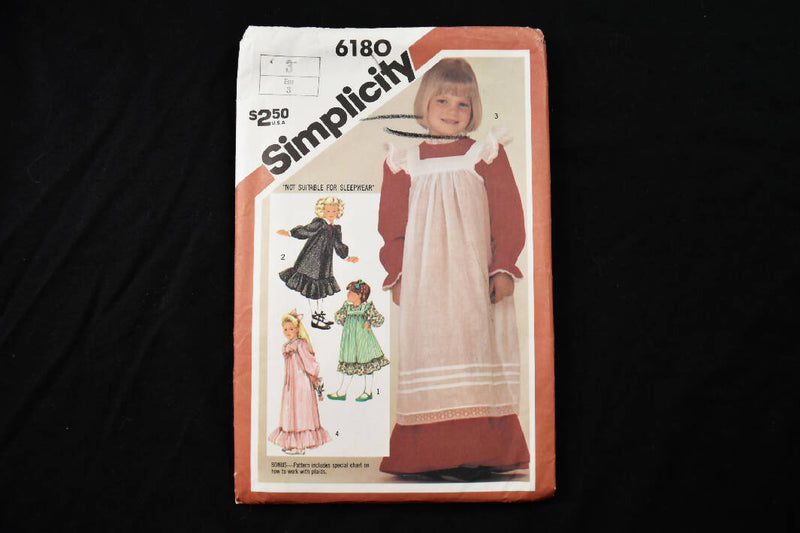 Vintage 1980s - Simplicity 6180 Child&