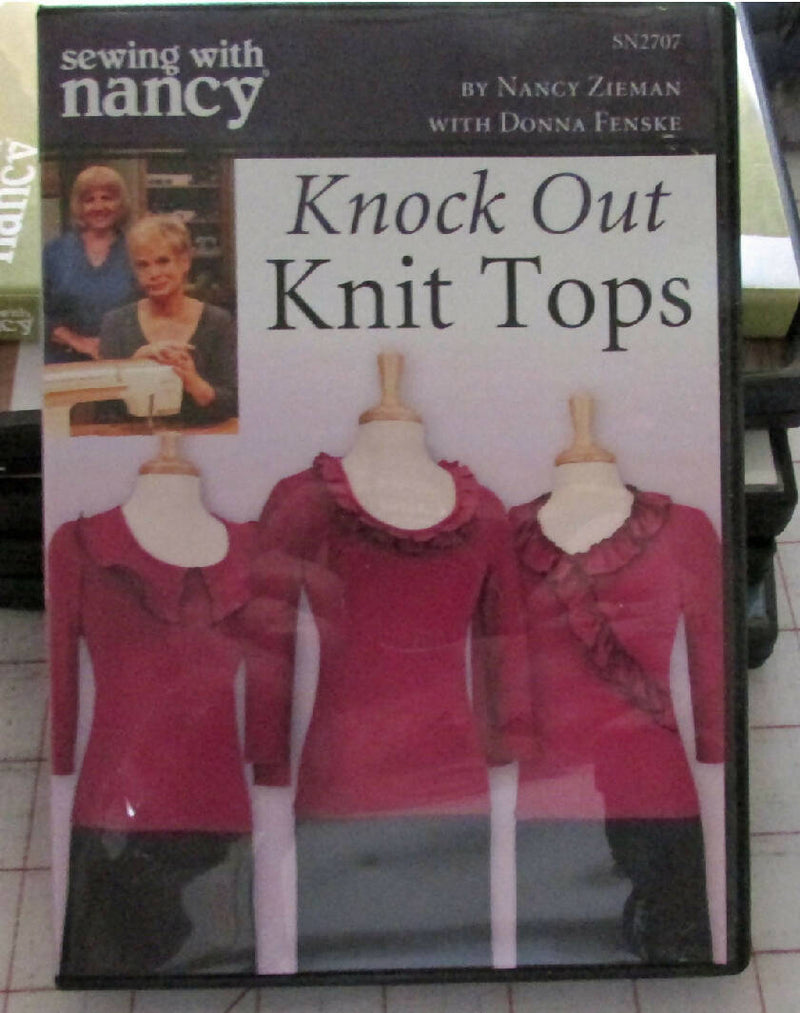 Knock out Knit tops DVD by Nancy Zieman