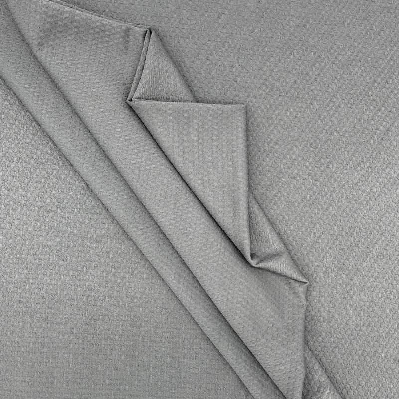 Gray Synthetic Knit Jacquard - 2.75 Yds