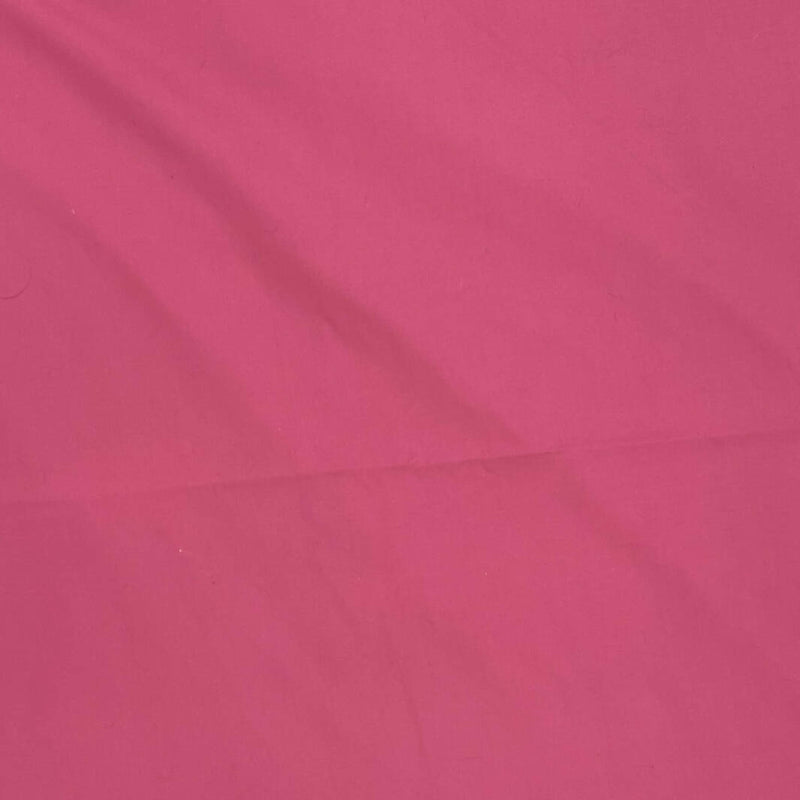 Bright Pink Cotton Polyester Lightweight Woven - 3.75 Yds