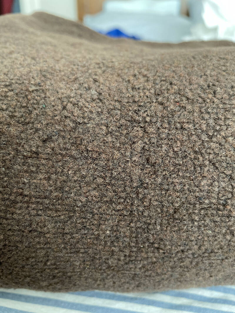 Brown sweater knit, 2 yards