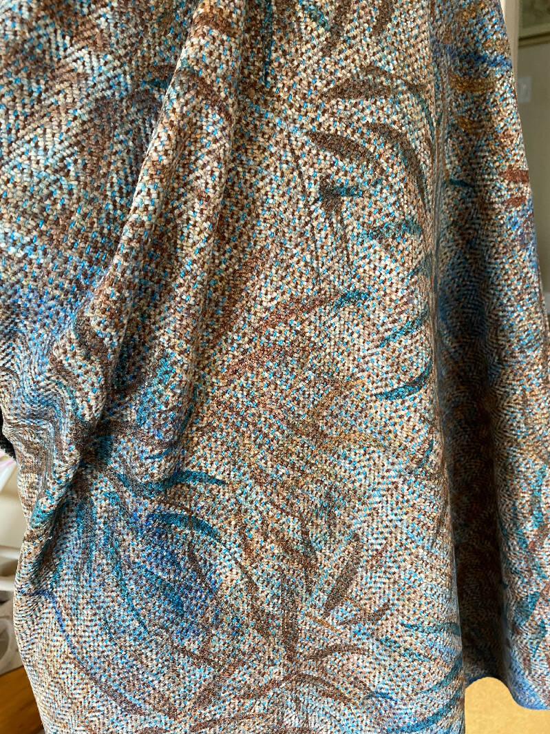 Handwoven Handpainted Chenille fabric