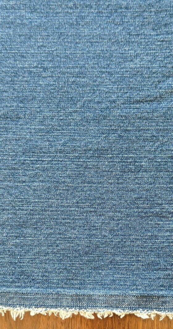 Medium Blue Non Stretch Denim 58"W - 2 yds plus