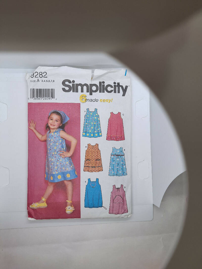 Simplicity 6 made easy girls sundress