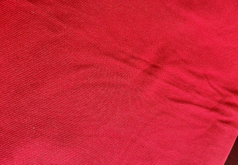 Tomato Red Cotton Sweater Knit - 2 yds