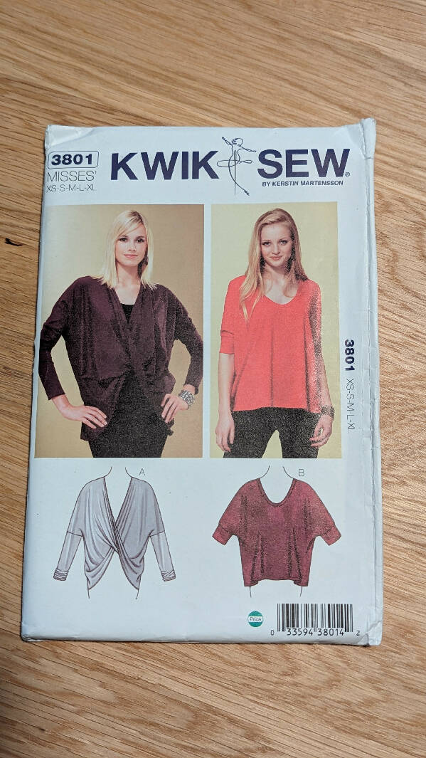 Kiersten Martensson for Kwik Sew 3801 Top Pattern