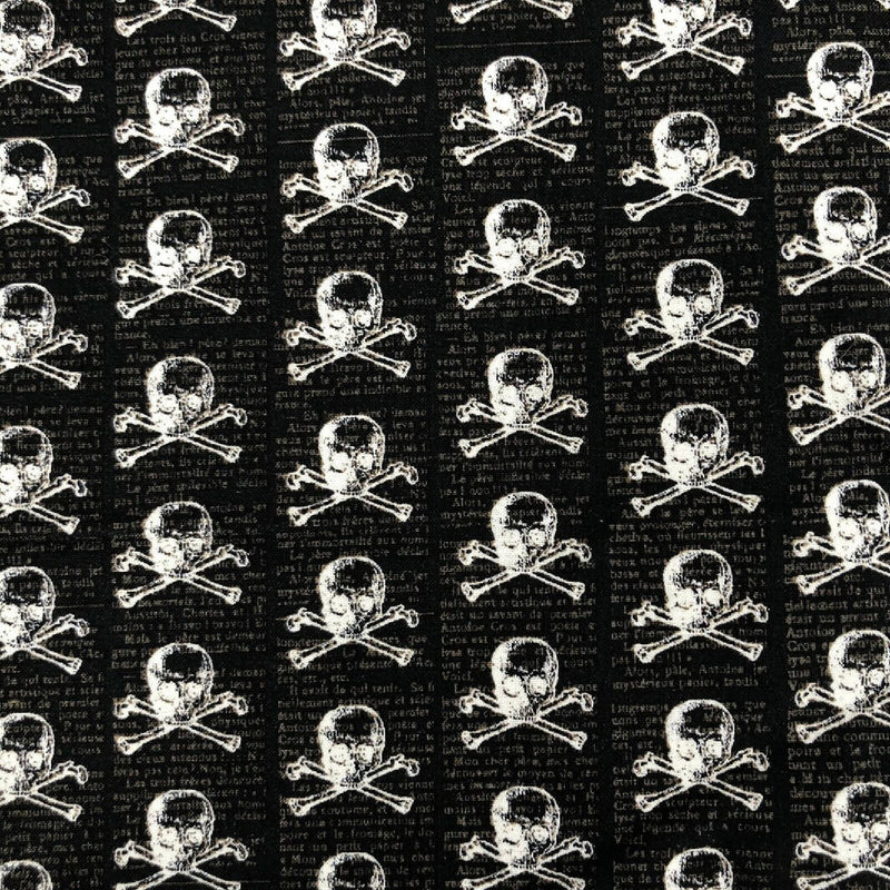Riley Blake Designs Lost & Found Minds Eye Halloween Skulls Cotton Fabric 2 yards