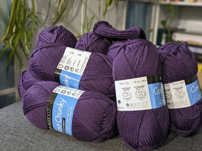 Berroco Comfort Chunky, Aubergine purple - 800g/28oz - 5150m/1200yd