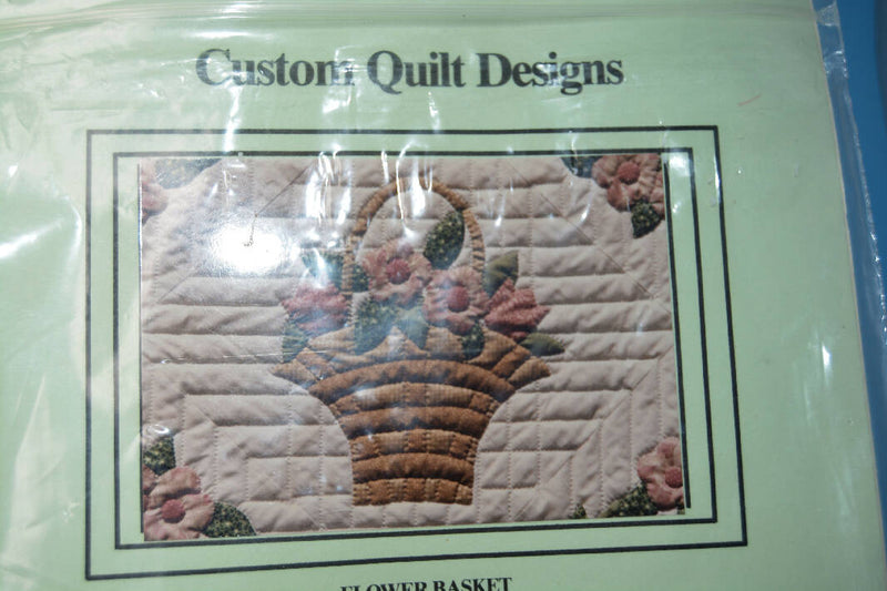 Flower Basket Quilt Pattern by Custom Quilt Designs Patricia Cox 90&