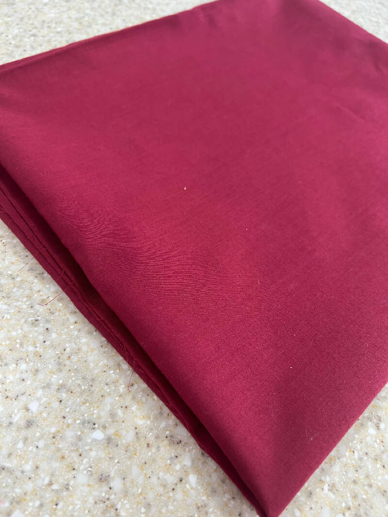 Maroon/Burgundy Quilting Fabric