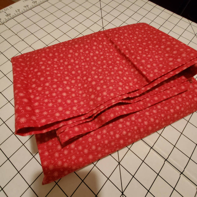 Pink on pink small pattern Vintage cotton quilting quality fabric 22 x 1.5 yds +