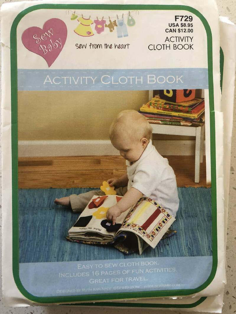 Sew Baby Pattern No. 729 - Activity Cloth Book