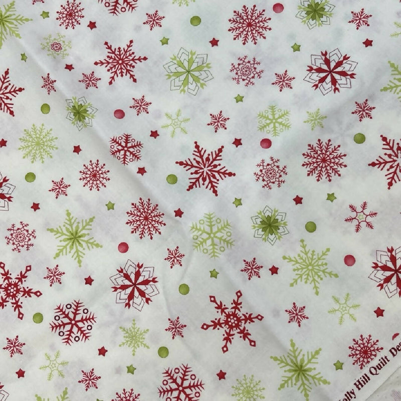 Holly Hill Quilt Design Holiday Print - 1.75 Yds