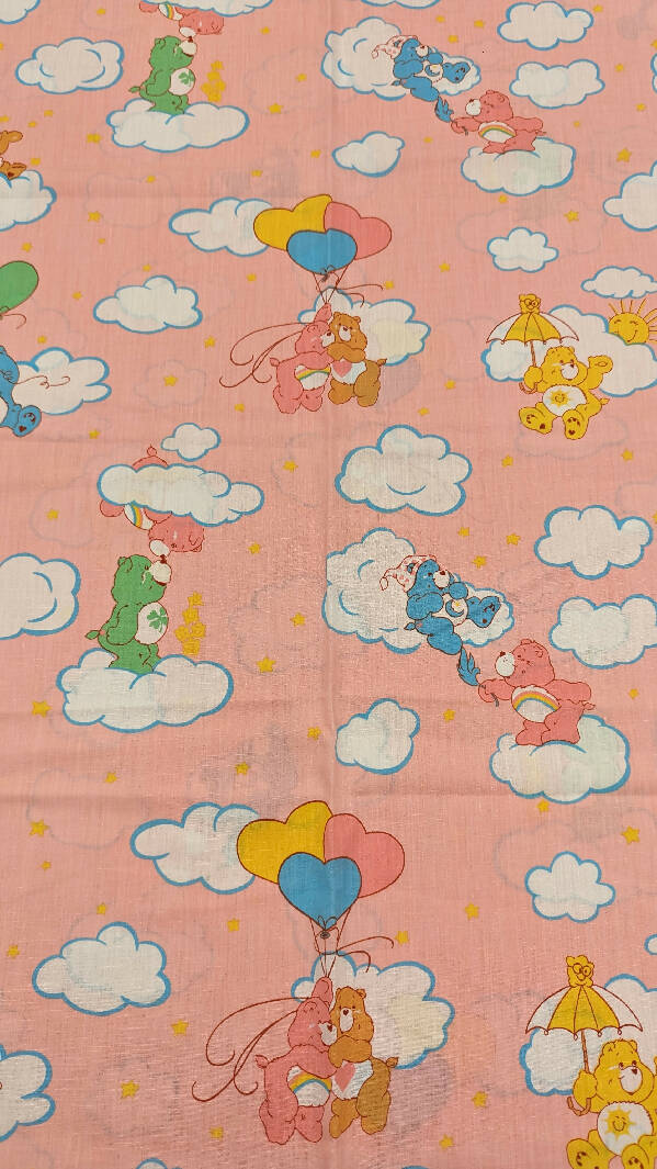 Pink Care Bears Quilting Cotton 45" - 1 yd