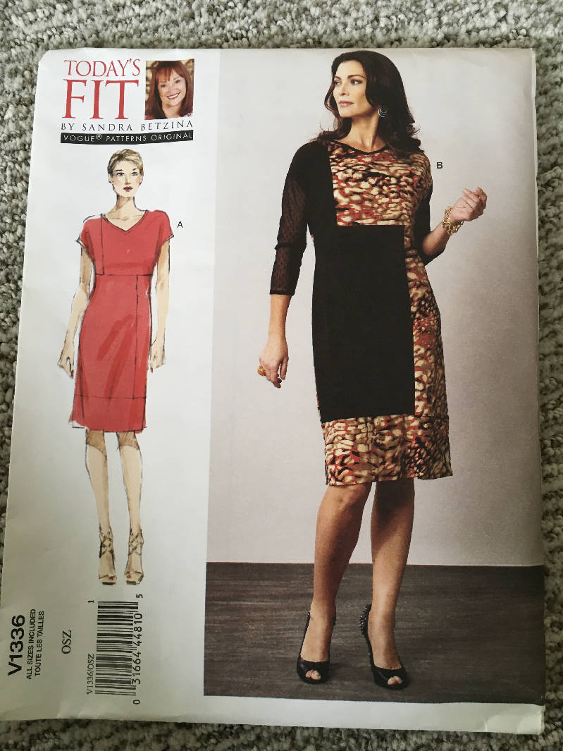 Vogue 1336 Sandra Betzina Knit Dress