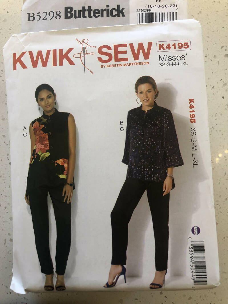 Kwik Sew Pattern No. 4195 - Misses&